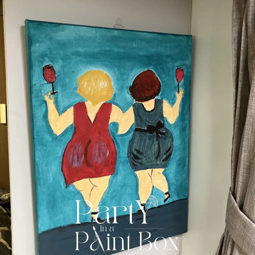 'Vino Vixens' Kit - Party in a Paint Box
