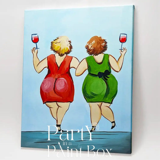 'Vino Vixens' Kit - Party in a Paint Box