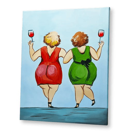 'Vino Vixens' Kit - Party in a Paint Box