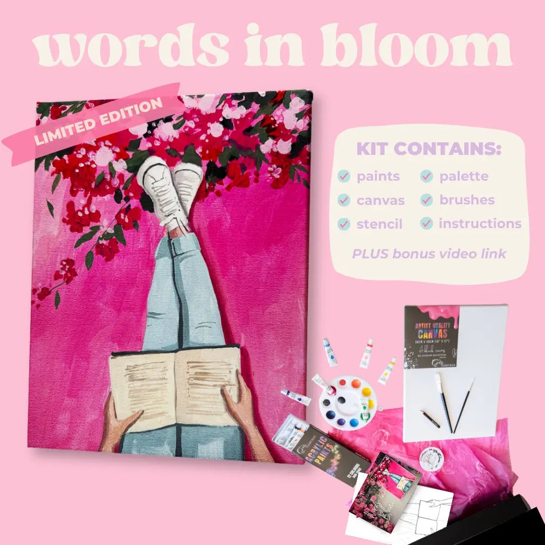 'Words in Bloom' Kit - LIMITED STOCK - Party in a Paint Box